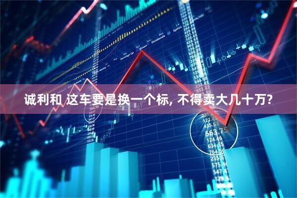 诚利和 这车要是换一个标, 不得卖大几十万?