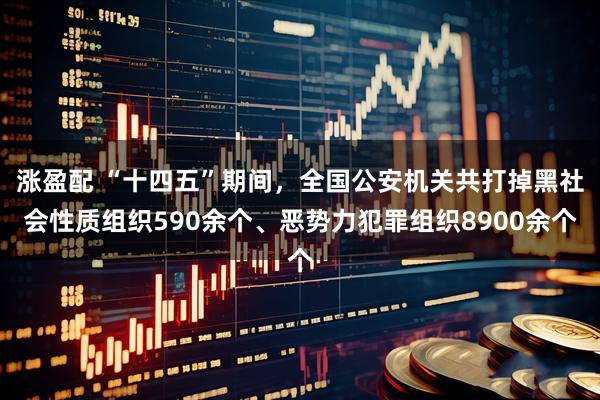涨盈配 “十四五”期间，全国公安机关共打掉黑社会性质组织590余个、恶势力犯罪组织8900余个