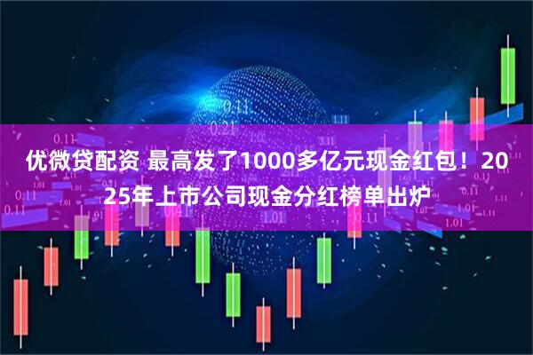 优微贷配资 最高发了1000多亿元现金红包！2025年上市公司现金分红榜单出炉