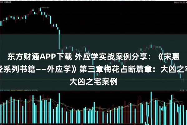 东方财通APP下载 外应学实战案例分享：《宋惠彬易经系列书籍——外应学》第三章梅花占断篇章：大凶之宅案例